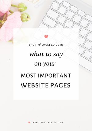 What to Say on your most Important Websie Pages e-book preview